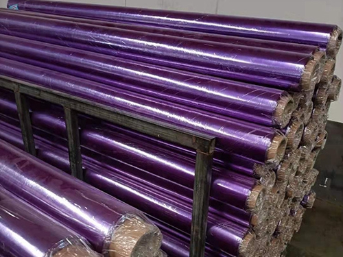 PVC紫色家具包裝膜